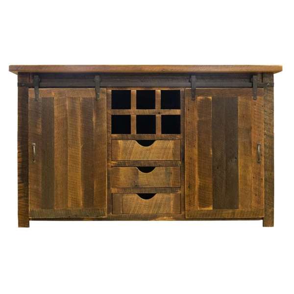 Barnwood Cubbie Sideboard