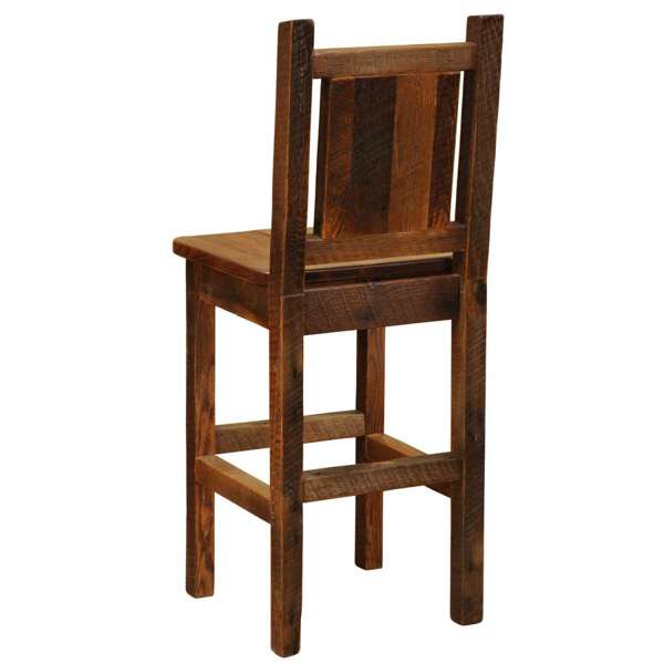 Barnwood Artisan Barstool