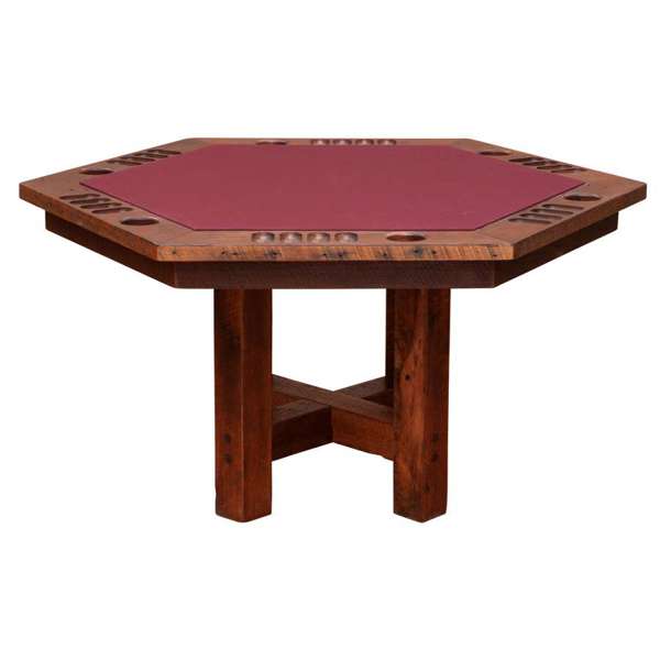 Barnwood Poker Table