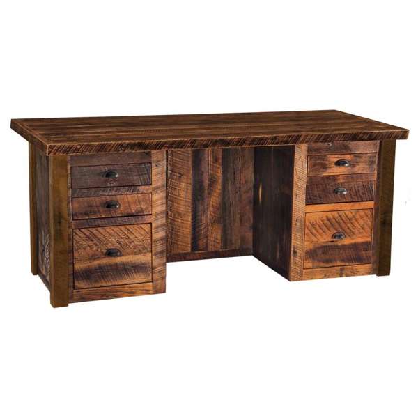 Fireside Furniture Barnwood Executive Desk