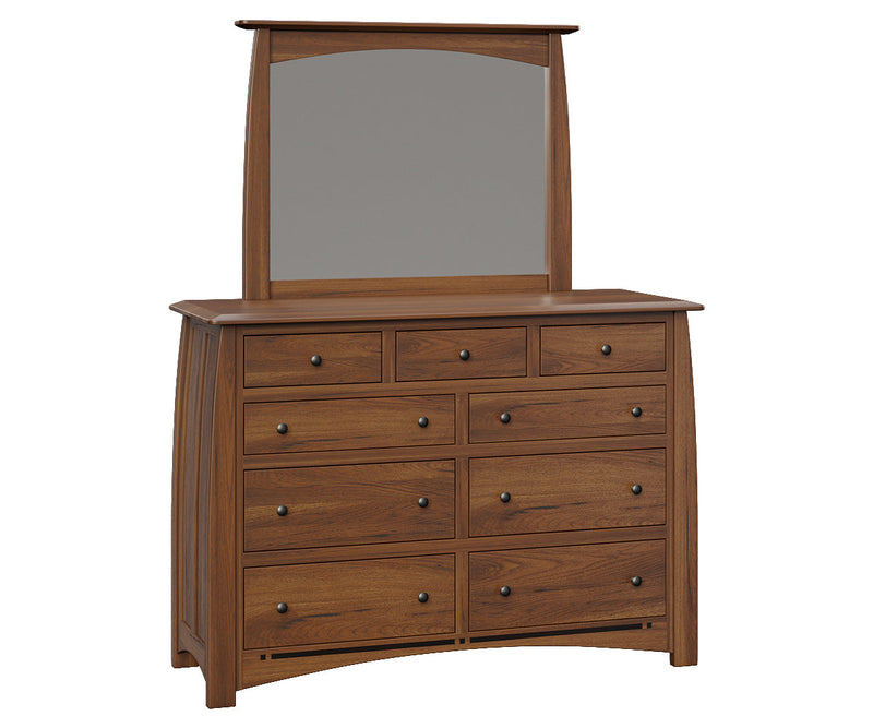 Amish Boulder Creek Dresser with 9 drawers in FC Golden Harvest