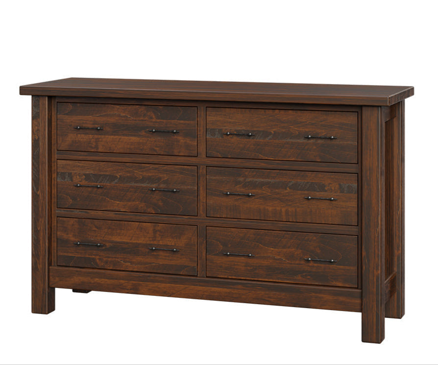 dark brown tall dresser Bradenton Solid Mahogany Wood Tall Dresser with 8 Drawers