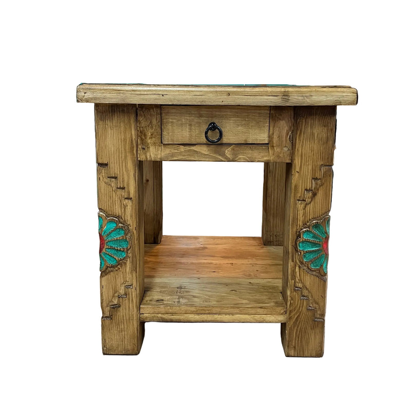 Rosetta Rustic End Table