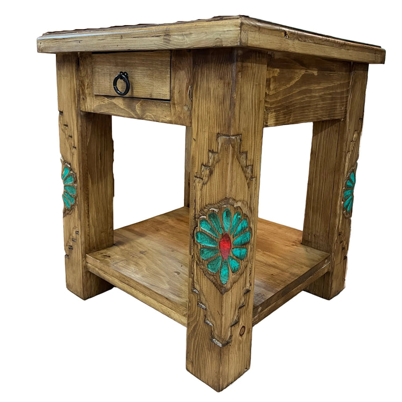 Rosetta Rustic End Table