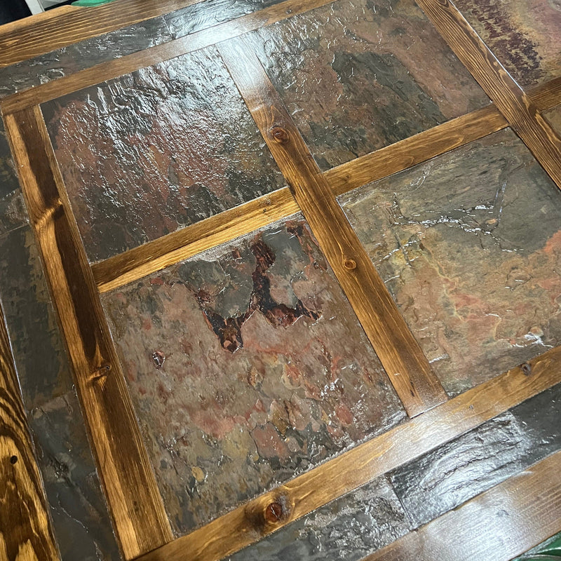 Yugo 6' Dining Table and 6 Yugo Chairs