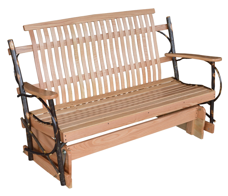 5' Hickory Porch Glider