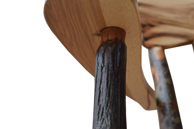 Hickory Panel Back Dining Chair w/ Arms