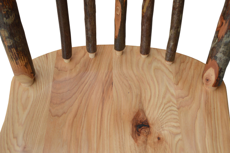 Hickory Panel Back Dining Chair w/ Arms