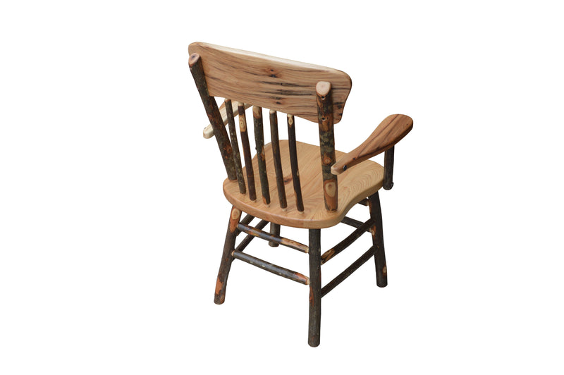 Hickory Panel Back Dining Chair w/ Arms