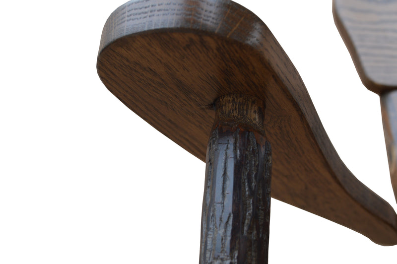 Hickory Panel Back Dining Chair w/ Arms