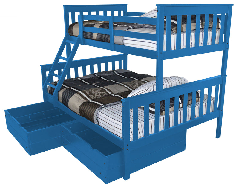 Twin over Full Mission Bunkbed