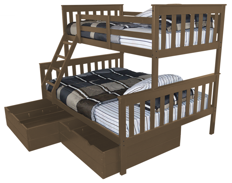 Twin over Full Mission Bunkbed