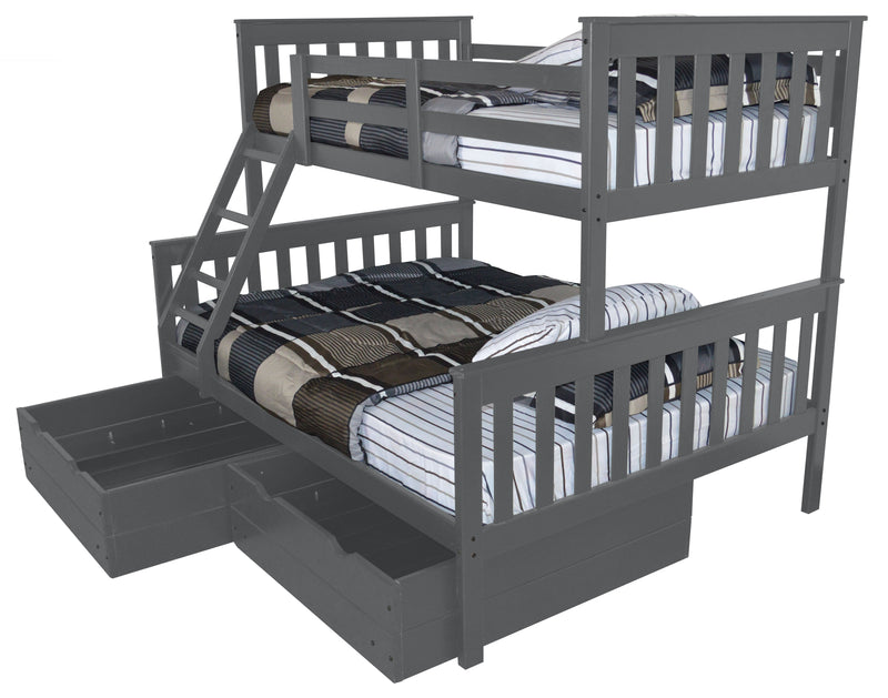 Twin over Full Mission Bunkbed