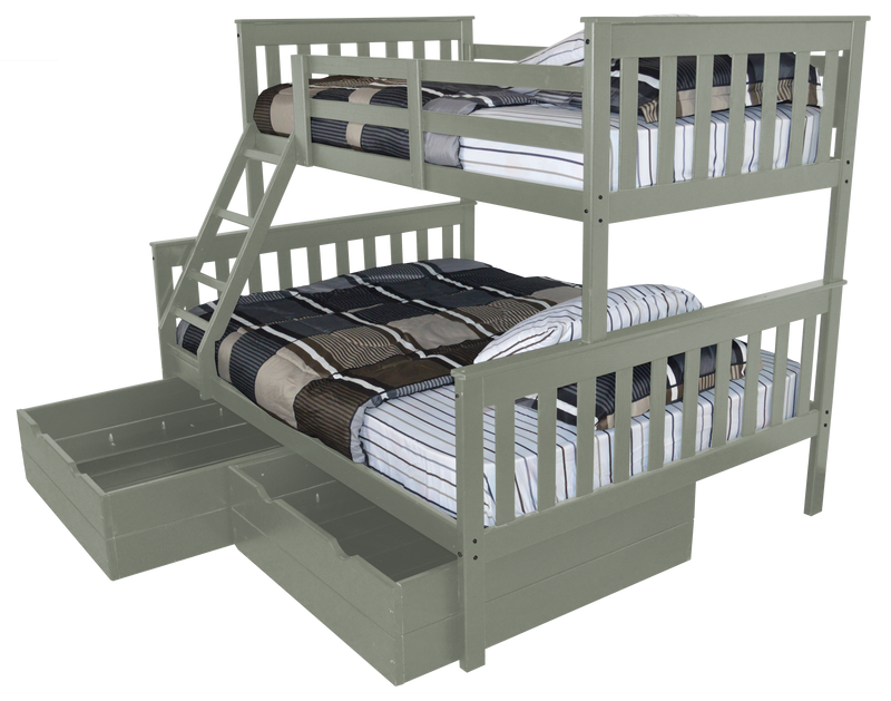 Twin over Full Mission Bunkbed