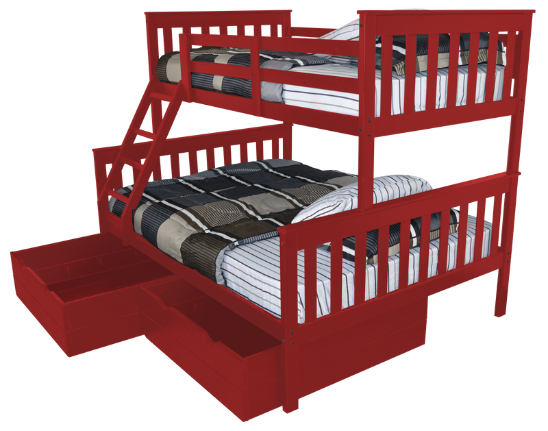 Twin over Full Mission Bunkbed