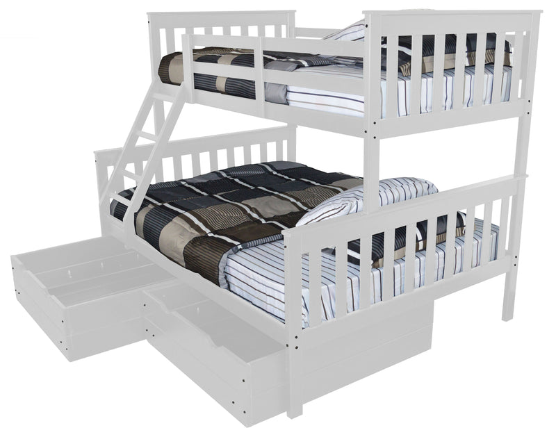 Twin over Full Mission Bunkbed