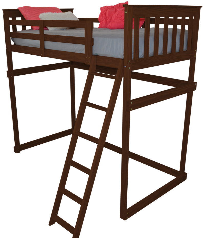 Mission Loft Bed w Side Ladder