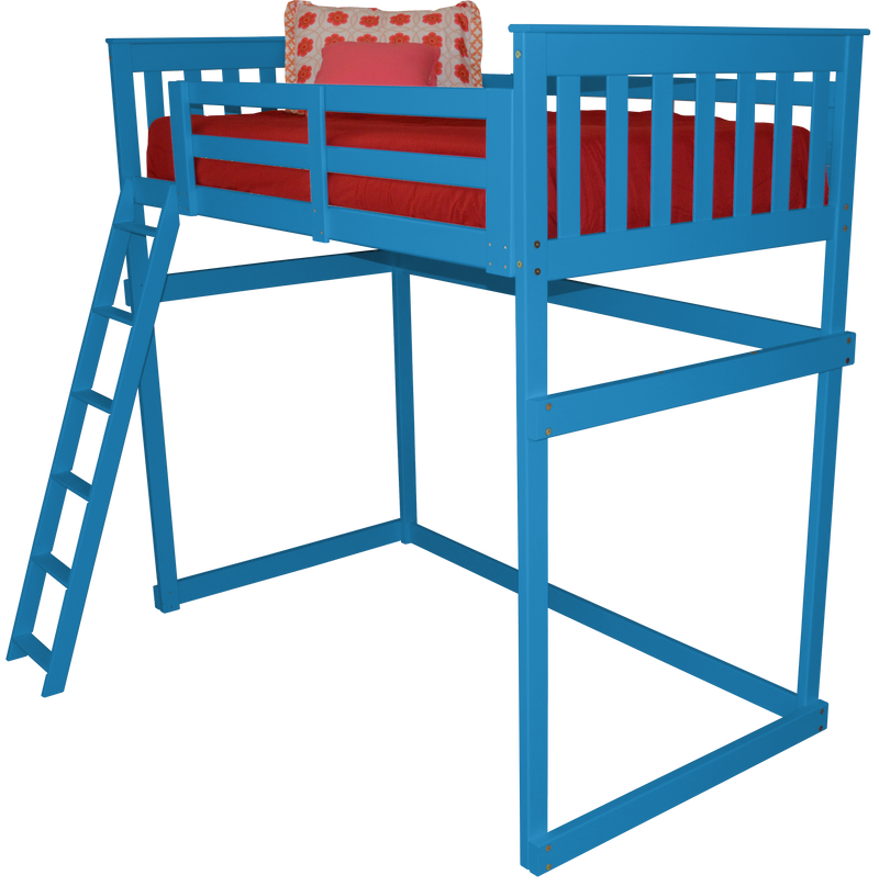 Mission Loft Bed w Side Ladder