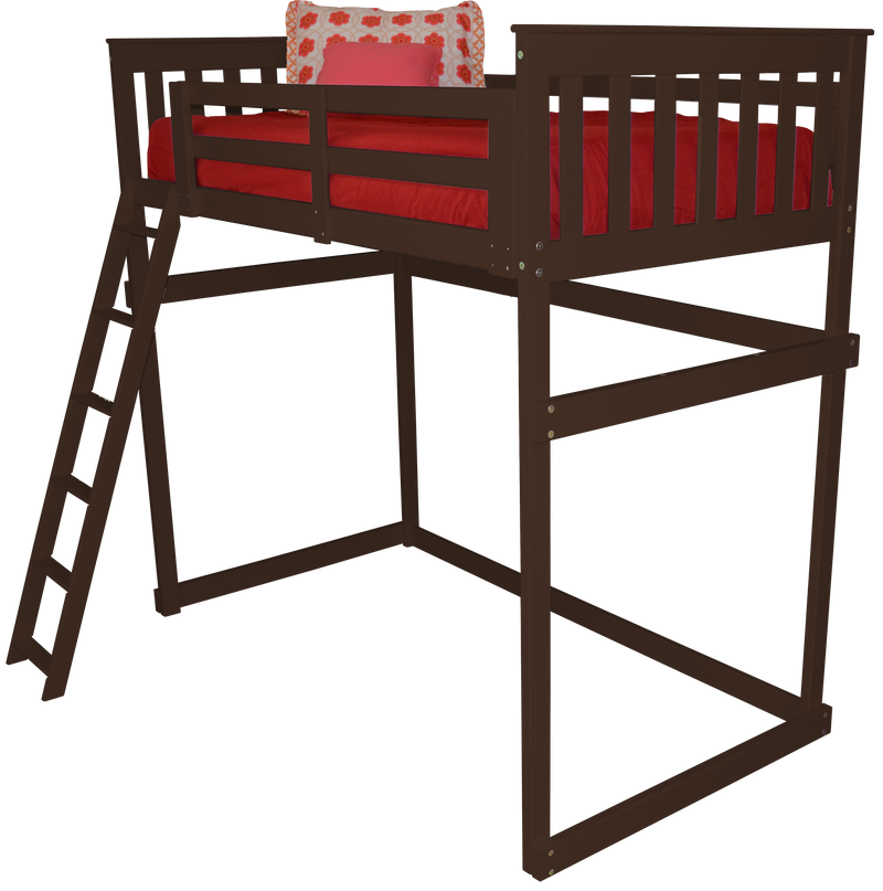 Mission Loft Bed w Side Ladder