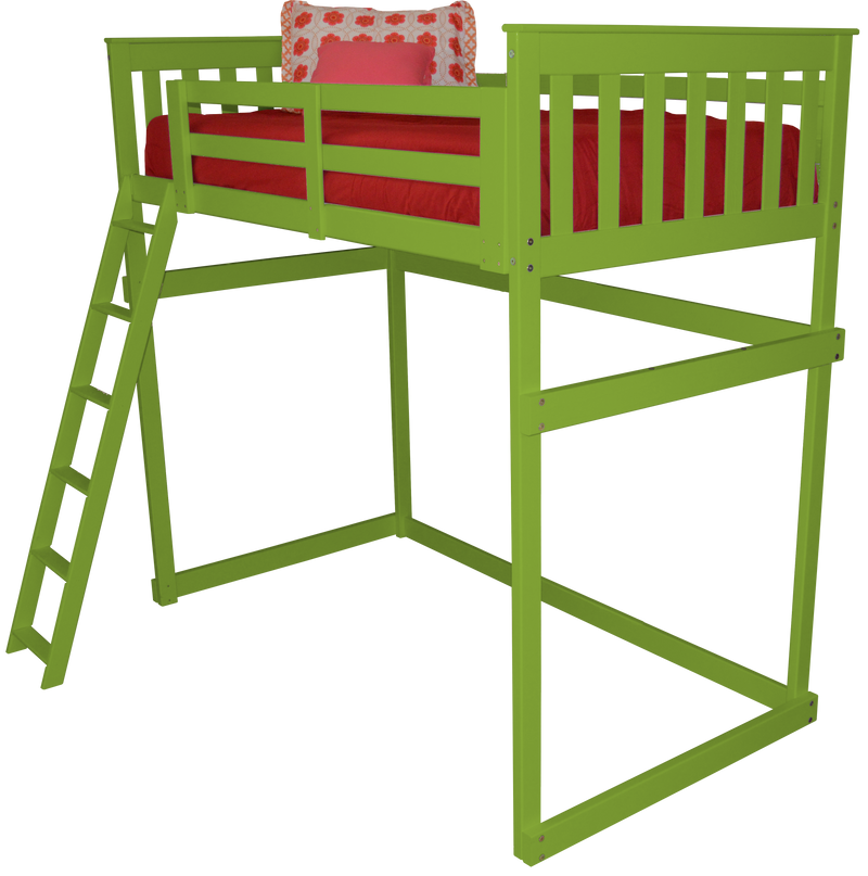 Mission Loft Bed w Side Ladder