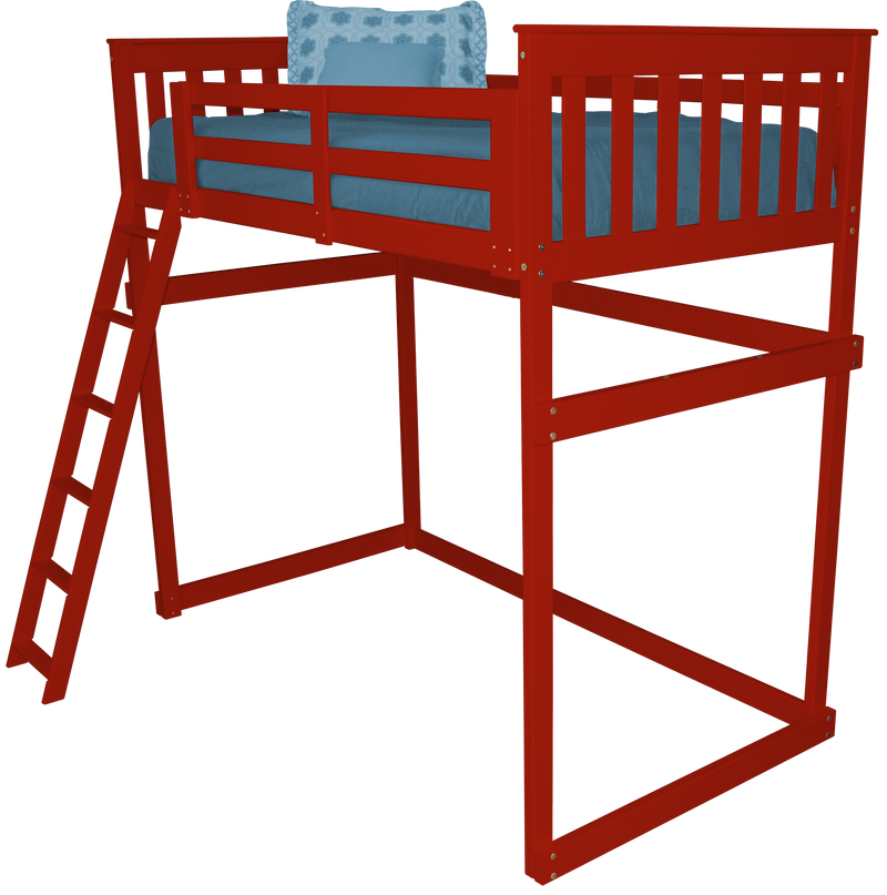 Mission Loft Bed w Side Ladder