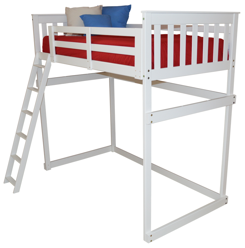 Mission Loft Bed w Side Ladder