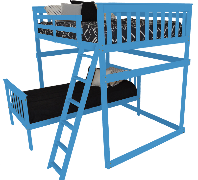 Mission Loft Bed w Side Ladder