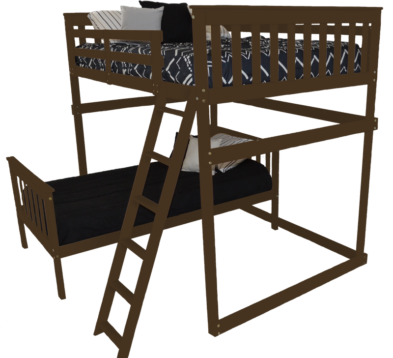 Mission Loft Bed w Side Ladder