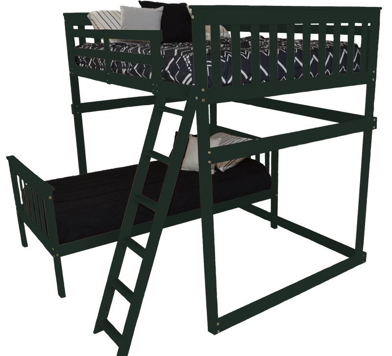 Mission Loft Bed w Side Ladder
