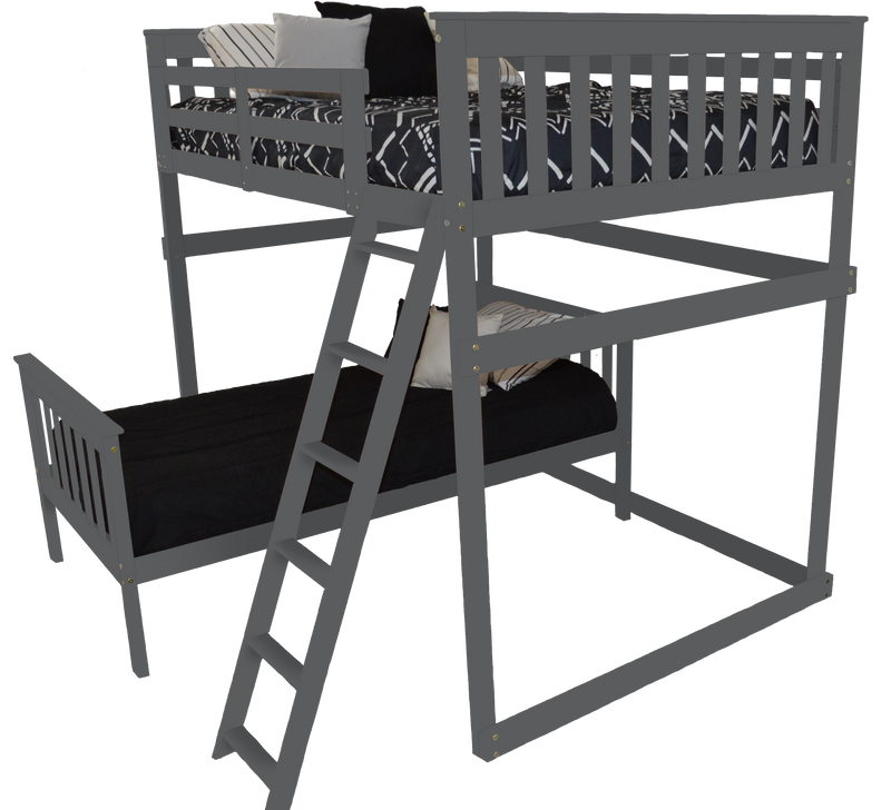 Mission Loft Bed w Side Ladder