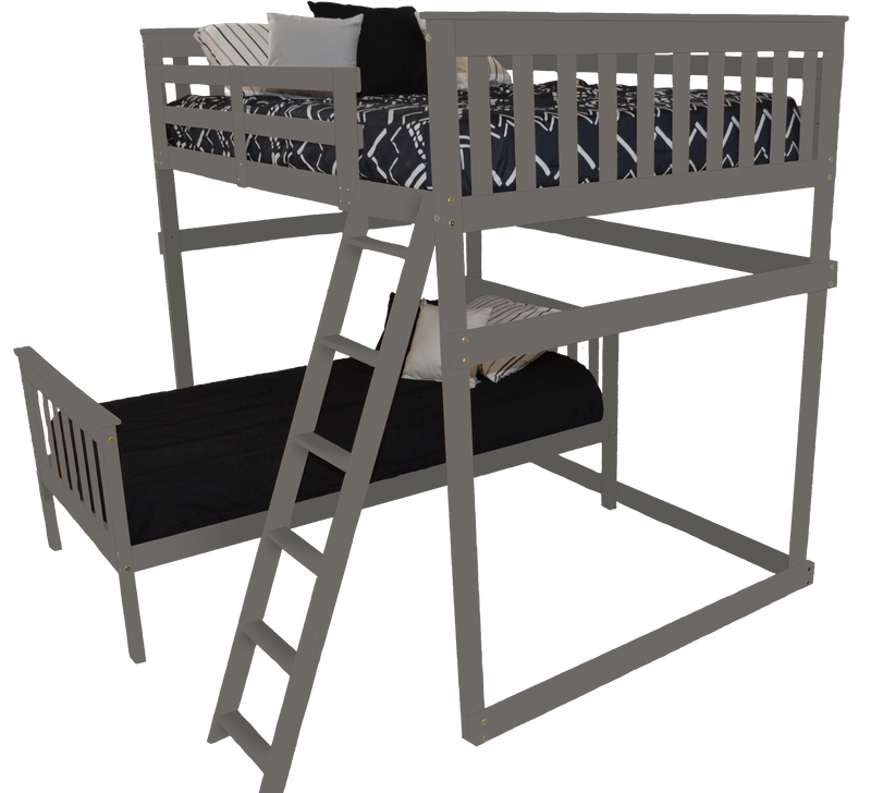 Mission Loft Bed w Side Ladder