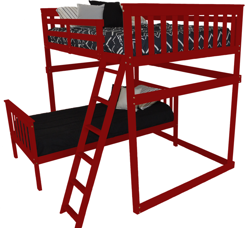 Mission Loft Bed w Side Ladder