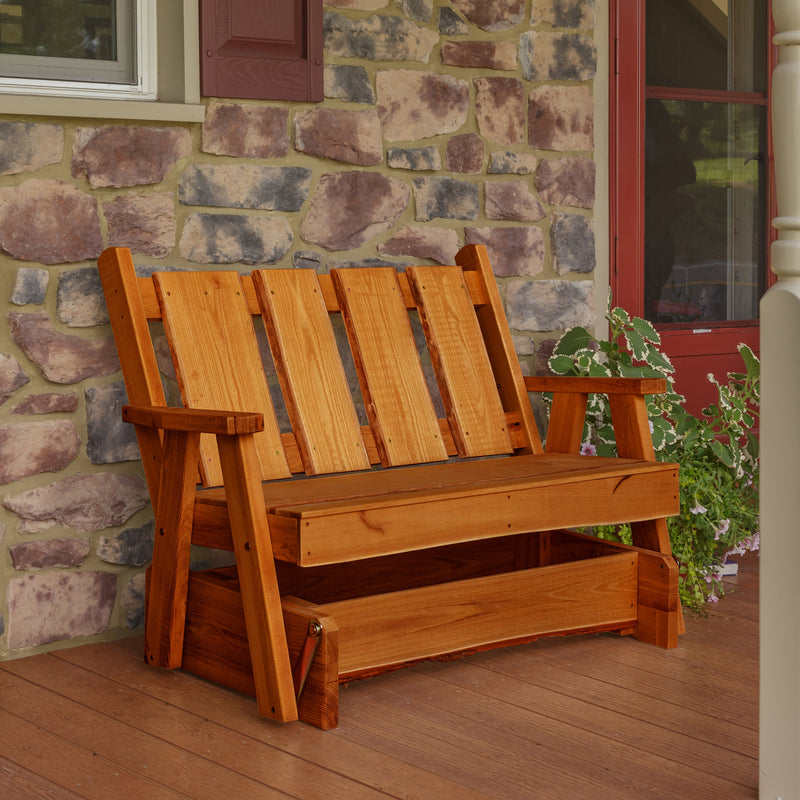 4' Timberland Glider Bench