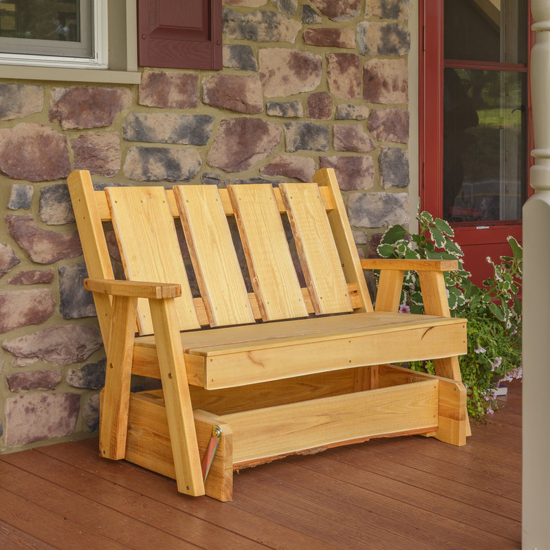 4' Timberland Glider Bench