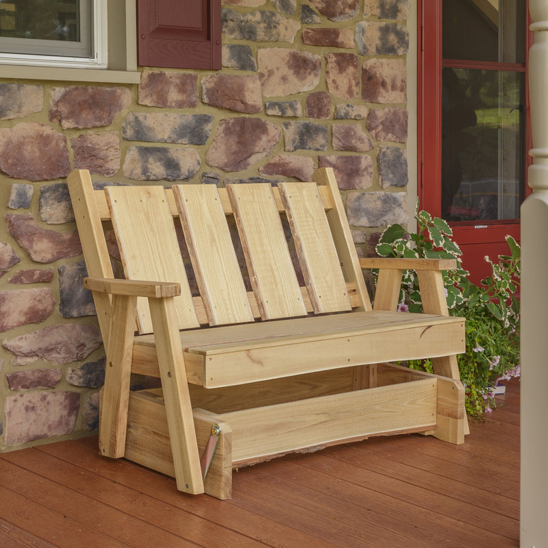 4' Timberland Glider Bench