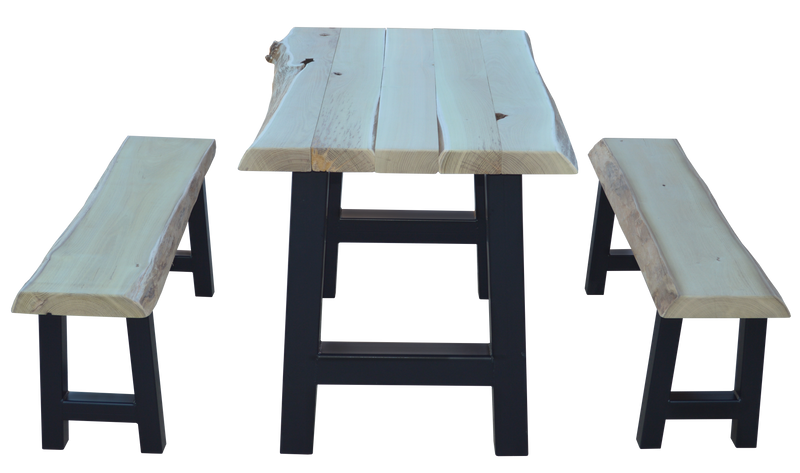 4' Ridgemont Table with 2 Benches