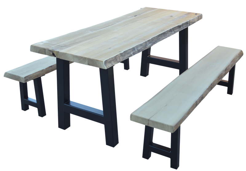 5' Ridgemont Table with 2 Benches