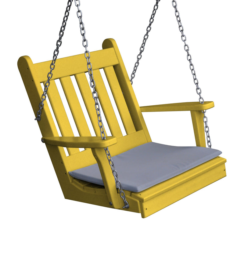 Poly Traditional English Chair Swing