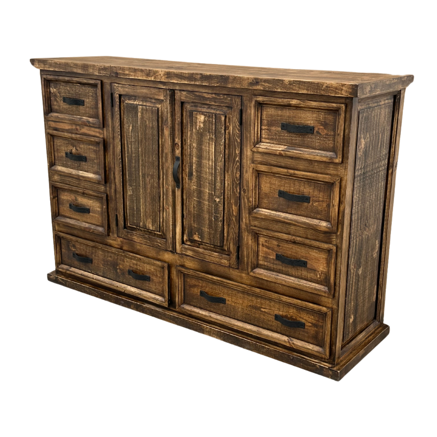 Houston Oasis Rustic Dresser Far West | Pine Wood Storage 43.5"H Rustics for Less Houston Oasis Rustic Dresser Far West | Pine Wood Storage 43.5"H Rustics for Less