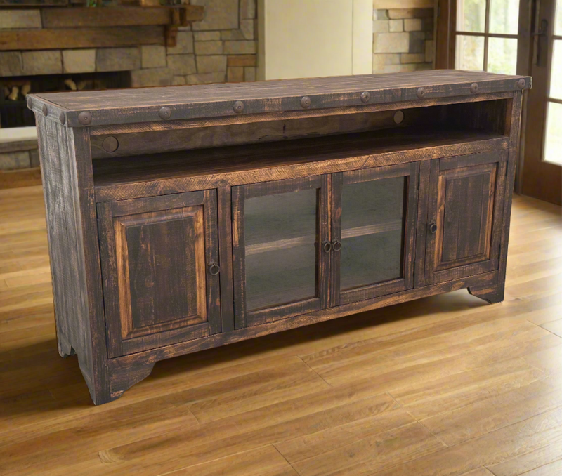 Western 70" Rustic TV Stand