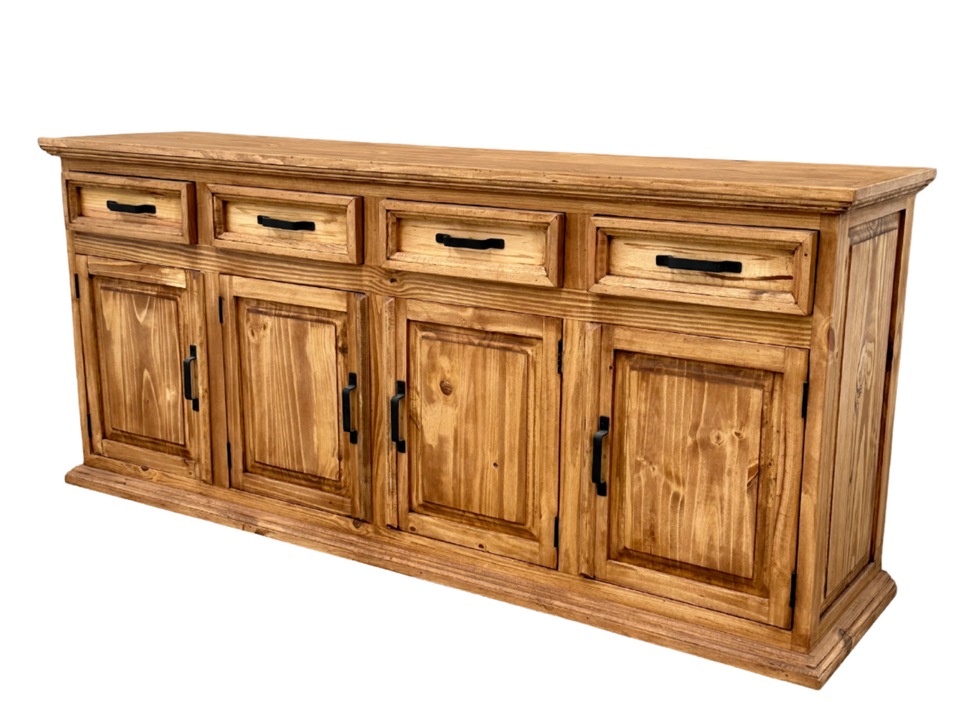 Traditional Large Rustic Buffet – Rustics for Less