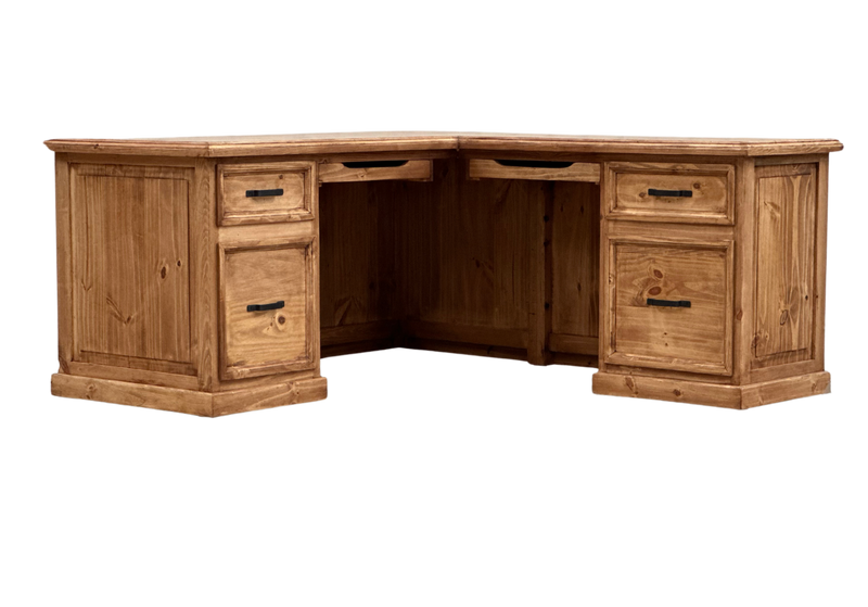Corner Taos Rustic Desk