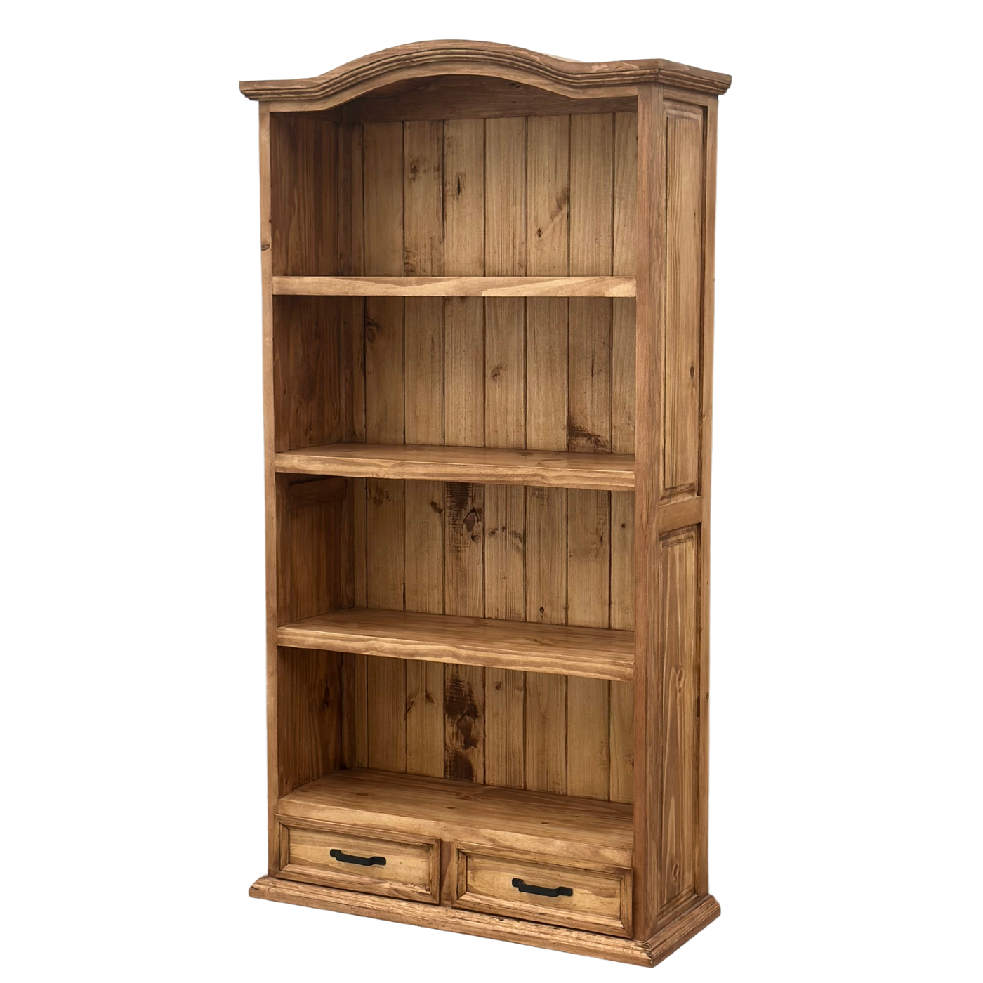 Traditional Small Rustic Bookcase – Rustics for Less