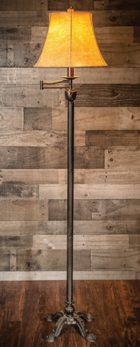 60"H Normandy Floor Lamp with Swing Arm