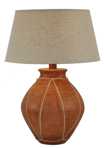 29" Hydrocal Table Lamp | Sunset Finish, 3-Way Switch