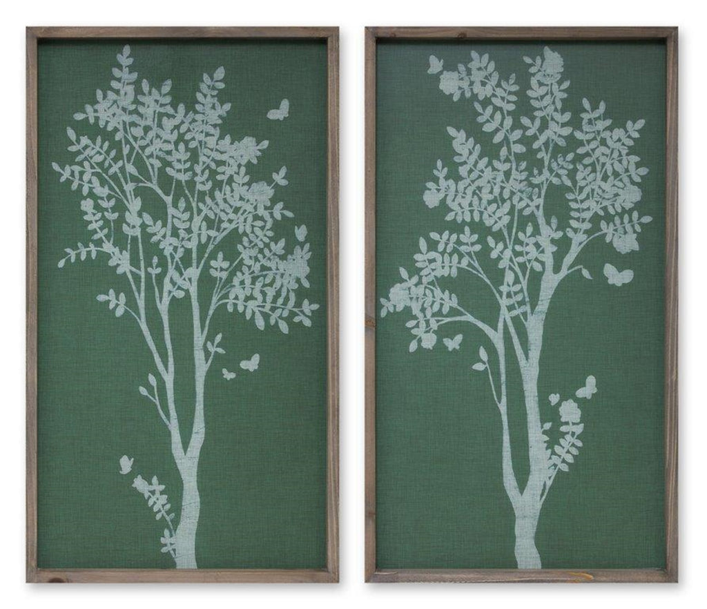 Framed Tree Prints (Set of 2)