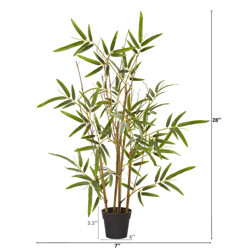 28” Bamboo Artificial Tree by Nearly Natural