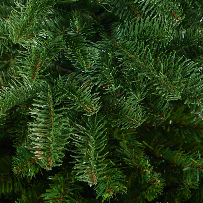 38” South Carolina Spruce Artificial Christmas Tree with 458 Bendable Branches in White Metal Planter