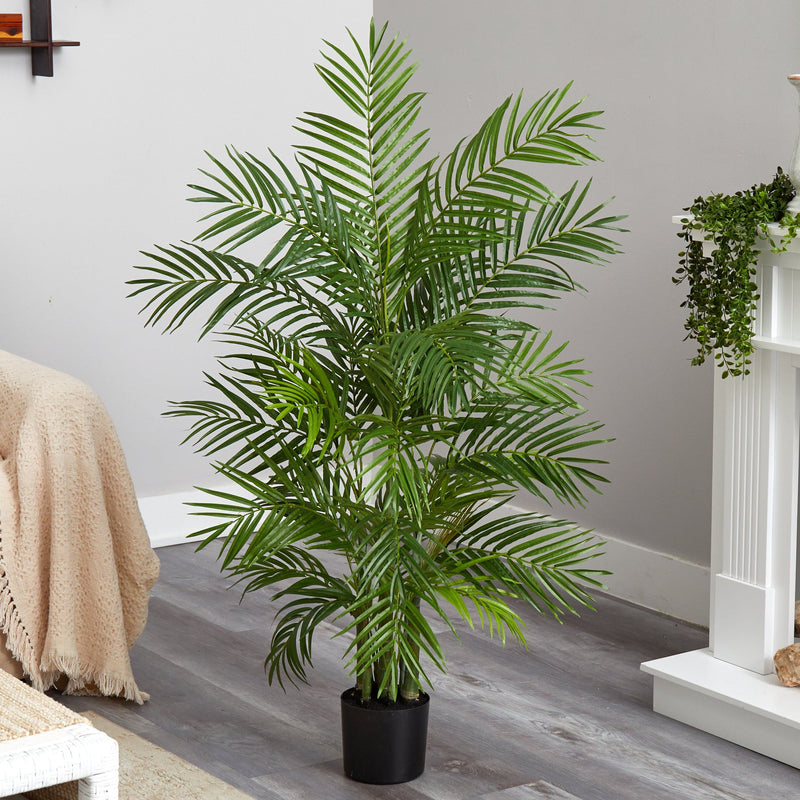 4' Areca Artificial Silk Palm Tree by Nearly Natural
