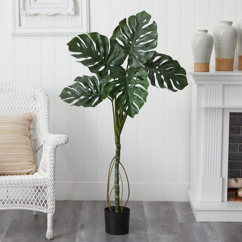4’ Monstera Artificial Tree by Nearly Natural